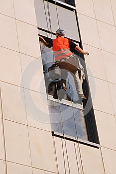 Exterior window washing