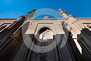 Exteriors of the Mosque of Al Rifai Al-Refai, Al-Refa`i, and Mosque of Madrassa of Sultan Hassan, adjacent to the Cairo Citadel