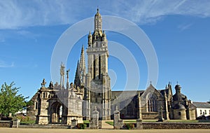 Exteriors of Pleyben Church  FinistÃ¨re Brittany France