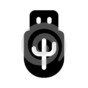 External data storage, universal serial bus vector design