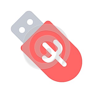 External data storage, universal serial bus vector design