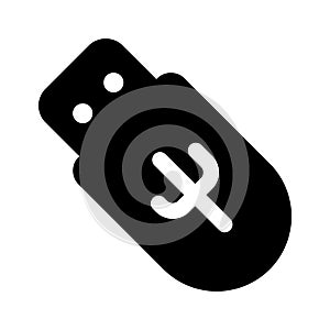 External data storage, universal serial bus vector design