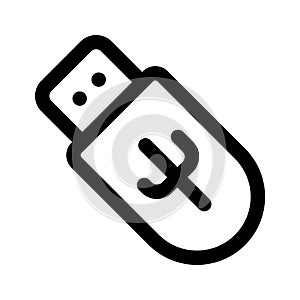 External data storage, universal serial bus vector design