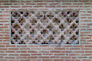 External details of an old working shed for agriculture, Italy