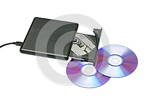 External dvd drive and disks