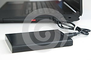 External hard disk connect to computer notebook
