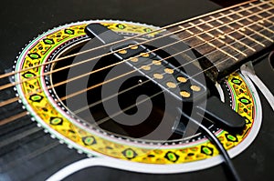 External pickup for acoustic guitar