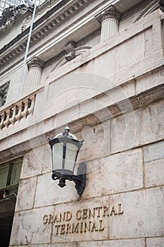 External registration of the Grand Central Terminal Station in Manhattan photo