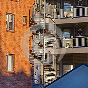 External Spiral Stairs