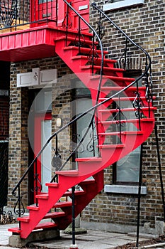 External stairs homes montreal