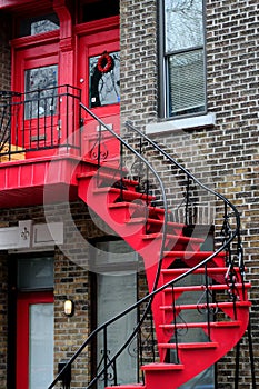 External stairs homes montreal