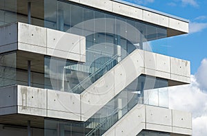 External stairs of a modern building