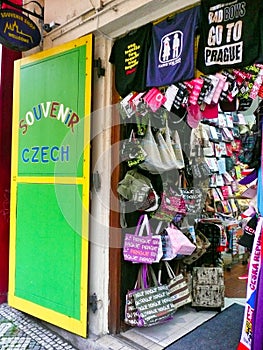 Colourful Souvenir Shop, Prague, Czech Republic