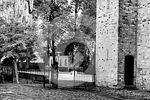 External view of the back side of the Cathedral of Maribo Denmark