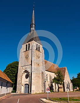 External view of Church of Saint Andre in Argent-sur-Sauldre