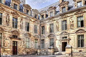 Hotel de Sully, Le Marais district, Paris. France photo