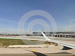 External view of MÃ¡laga airport in Spain