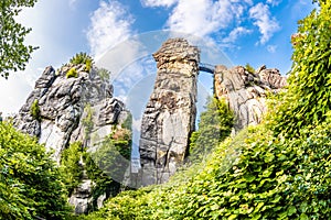 Externsteine in the Teutoburg Forest