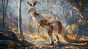 Extinct Giant fossil kangaroo from Australia and New Guinea