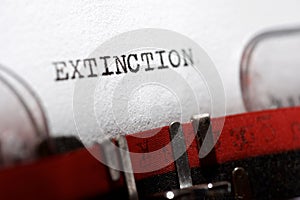 Extinction concept view