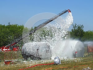 Extinguishing fires photo