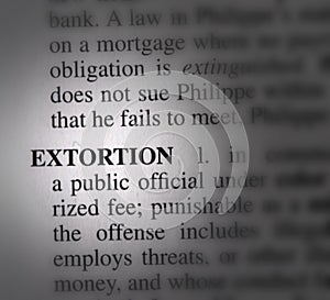 extortion