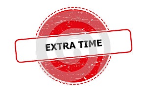 extra time stamp on white