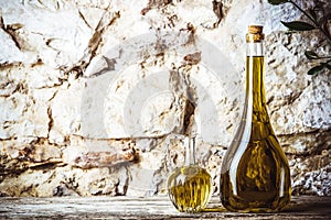 Extra virgin olive oil traditional elaboration photo