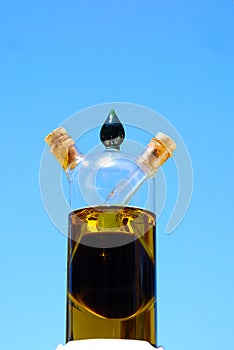 Extra virgin olive oil and balsamic vinegar