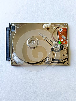 Extracted laptop hard drive