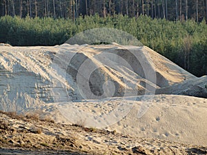 Extraction of sand