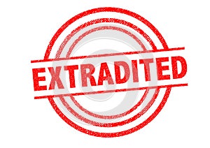 EXTRADITED Rubber Stamp