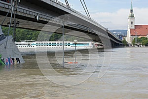 Mimoriadna povodeň na Dunaji v Bratislave