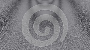 An extraordinary, gray background with an abstract movement of particles forming a circle