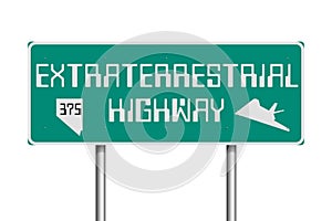 Extraterrestrial Highway road sign photo