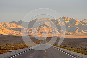 Extraterrestrial Highway in Sand Spring Valley, Nevada.