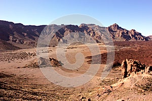 Extraterrestrial landscape in Teide National Park