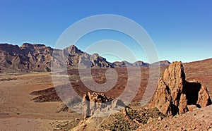 Extraterrestrial landscape in Teide National Park