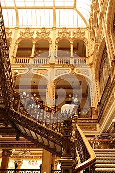 The extravagant interior of the Palacio Postal Museo Palacio Postal Palacio de Correos Correo Mayor Post Office Postal Palace photo