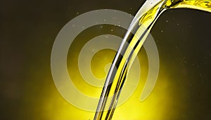 Extravirgin olive oil splash, extravirgin olive oil flowing, 3d illustration