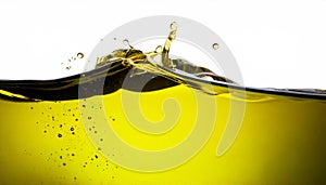 Extravirgin olive oil splash, extravirgin olive oil flowing, 3d illustration