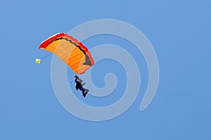 Extreem sports. parachuting