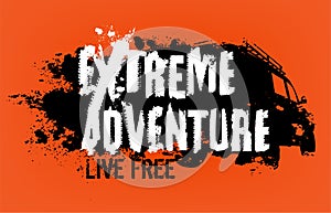 Extreme Adventure Lettering