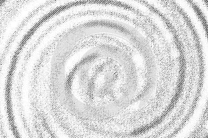 Macro Halftone Concentric Circle Pattern on Paper
