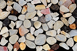 Extreme close-up of coral sand grains