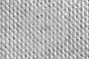 Macro View of Irregular Halftone Dot Texture on Printed Paper