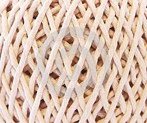 Extreme close up of string texture