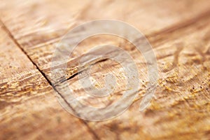 Extreme closeup of crumpled brass foil texture