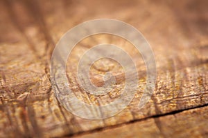 Extreme closeup of crumpled brass foil texture