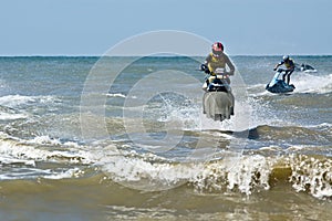 Extreme jet-ski watersports